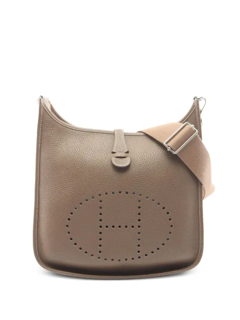 Hermès Pre-Owned 2010s PM Evelyn 3 Troyes shoulder bag Brown 1091750D