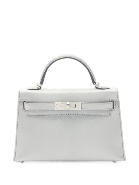 Hermès Pre-Owned 2020s mini Kelly II tote bag Grey 1091811K
