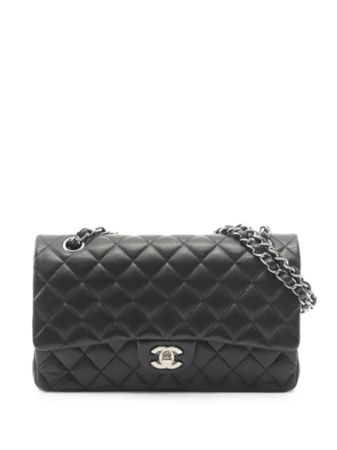 CHANEL Pre-Owned 2017-2018 Double Flap quilted shoulder bag Black 109176924182397