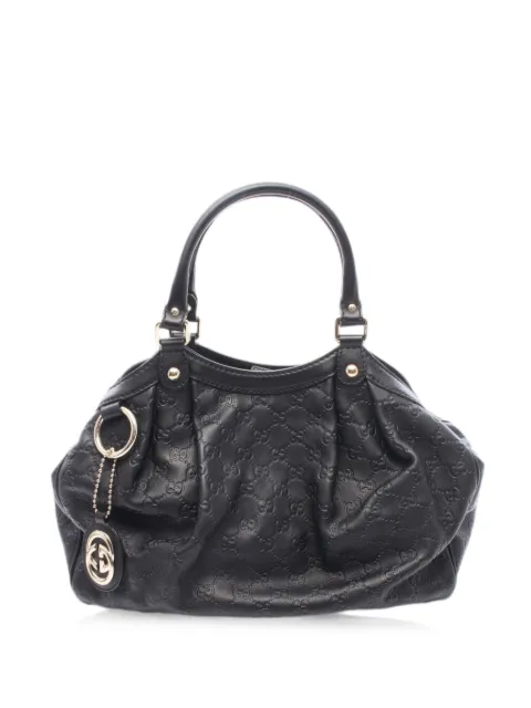 Gucci Pre-Owned 2000s Sukey Guccissima tote bag Black 1089864