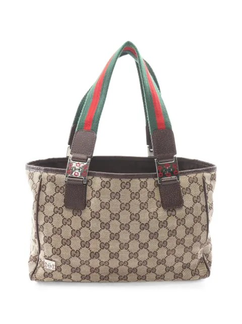 Gucci Pre-Owned 2000s Horsebit GG canvas tote bag Neutrals 1090309