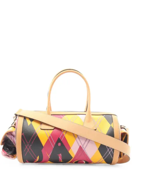 Christian Dior Pre-Owned 2010s geometric-print tote bag Neutrals 1090989