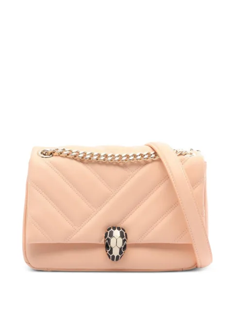 Bvlgari Pre-Owned 2010s Serpenti Cabochon shoulder bag Neutrals 1092269