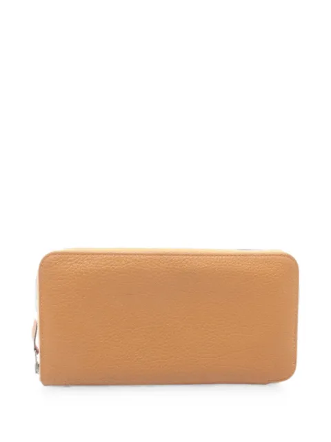 Hermès Pre-Owned 2000s Azap Long Togo wallet Brown 1091071X