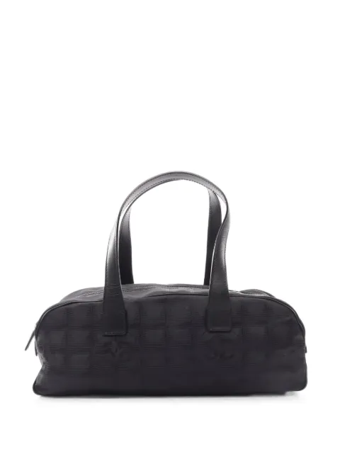 CHANEL Pre-Owned 2002-2003 New Travel Line east-west bag Black 10908357354865