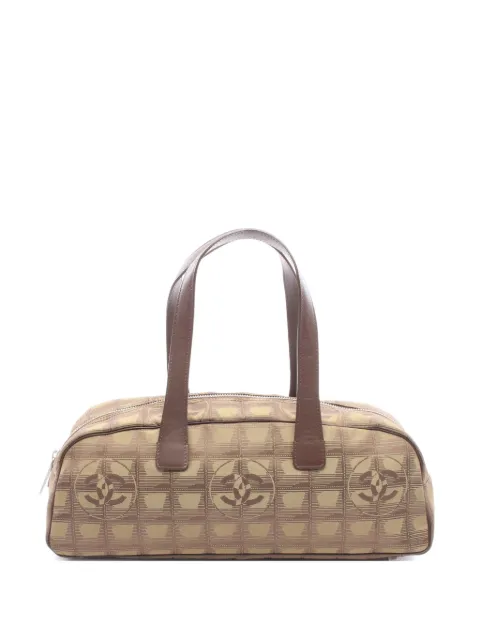 CHANEL Pre-Owned 2002-2003 New Travel Line Boston tote bag Neutrals 10903727242590