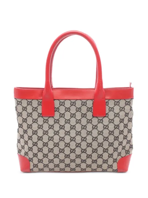 Gucci Pre-Owned 2000s GG canvas tote bag Neutrals 1089907