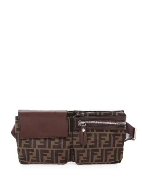 Fendi Pre-Owned 2010s Zucca belt bag Brown 1090367