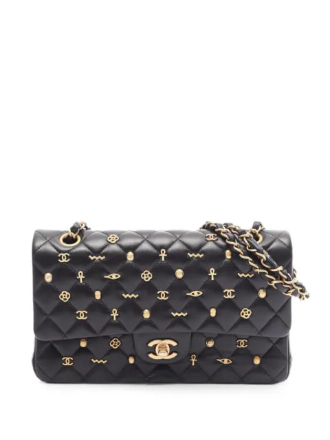 CHANEL Pre-Owned 2019 Timeless Egypt-charms shoulder bag Black 109214528053888