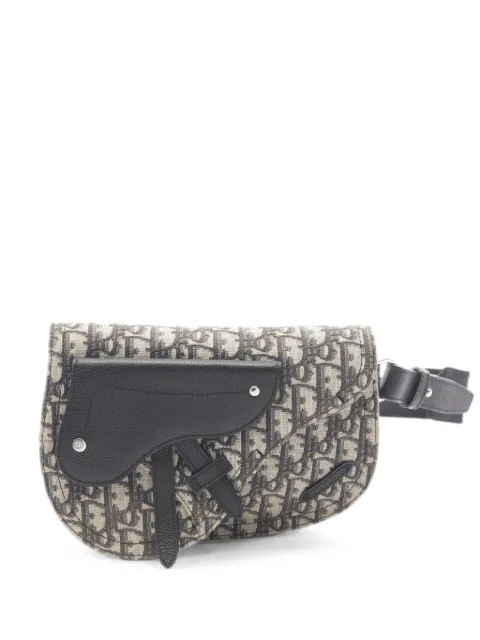 Christian Dior Pre-Owned 2000s Saddle Oblique belt bag Neutrals 1090930