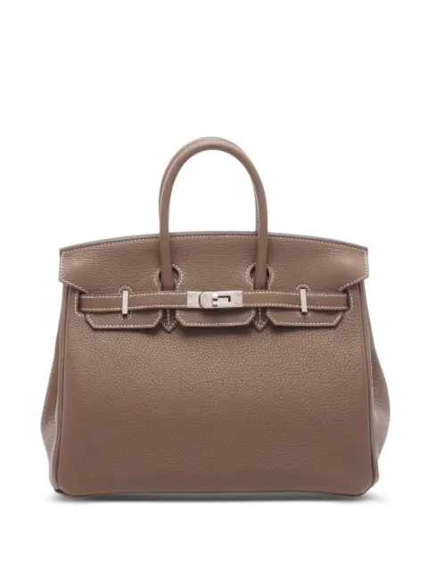 Hermès Pre-Owned 2010s Birkin 25 Togo tote bag Brown 1091044D