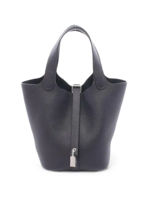 Hermès Pre-Owned 2010s PM Picotin Lock tote bag Grey 1090258K