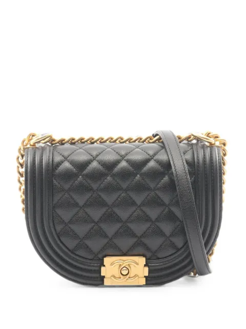 CHANEL Pre-Owned Boy quilted shoulder bag Black 1091458XGTLN2K5