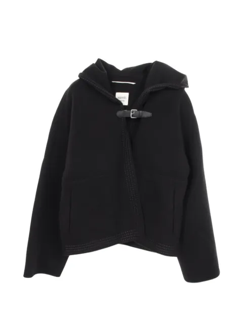 Hermès Pre-Owned 20s Albion H Passant cardigan Black 1086970
