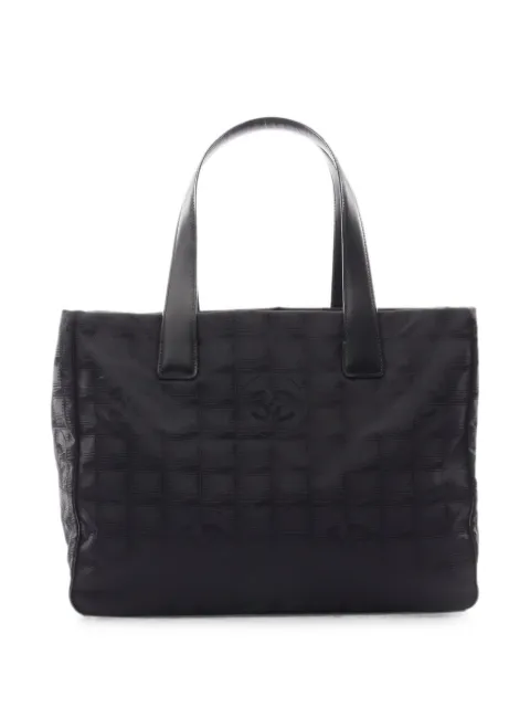 CHANEL Pre-Owned 2005-2006 MM New Travel Line tote bag Black 109080910194775