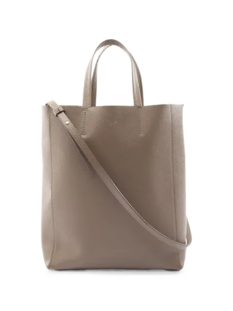 Celine Pre-Owned 2000s small Hippopotamus Vertical Cabas tote bag Neutrals 1090792