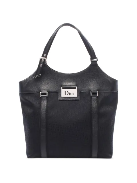 Christian Dior Pre-Owned 2010s Trotter Street Chic tote bag Black 1090958