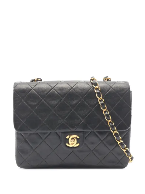 CHANEL Pre-Owned 1991-1994 20 Matelasse chain mini bag Black 10902982426560