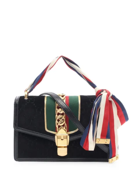Gucci Pre-Owned 2010s Sylvie GG pattern tote bag Black 1091483