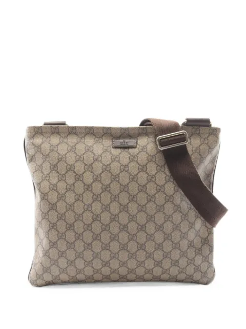 Gucci Pre-Owned 2000s GG Supreme shoulder bag Neutrals 1089904