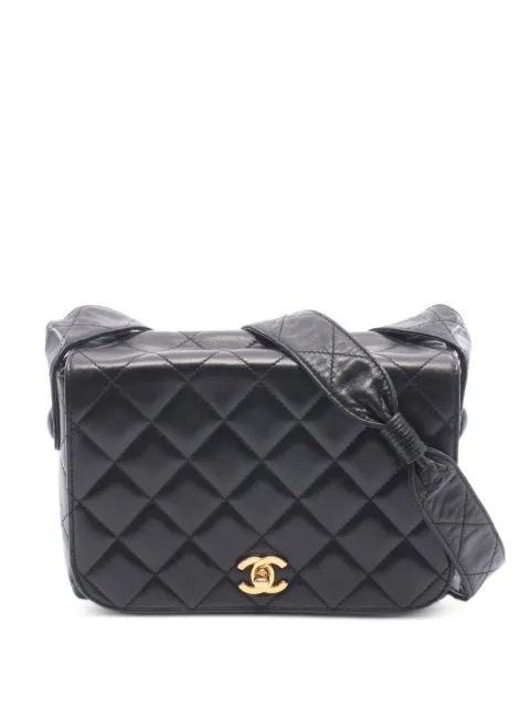 CHANEL Pre-Owned 1994-1996 Matelassé shoulder bag Black 1091846