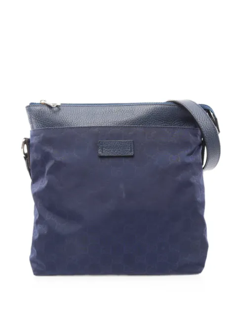 Gucci Pre-Owned 2000s GG pattern shoulder bag Blue 1089618