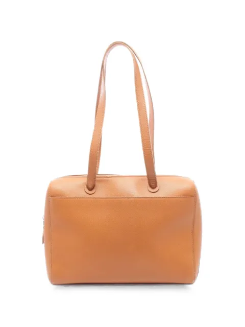CHANEL Pre-Owned Boston Caviar shoulder bag Orange 10898485625788