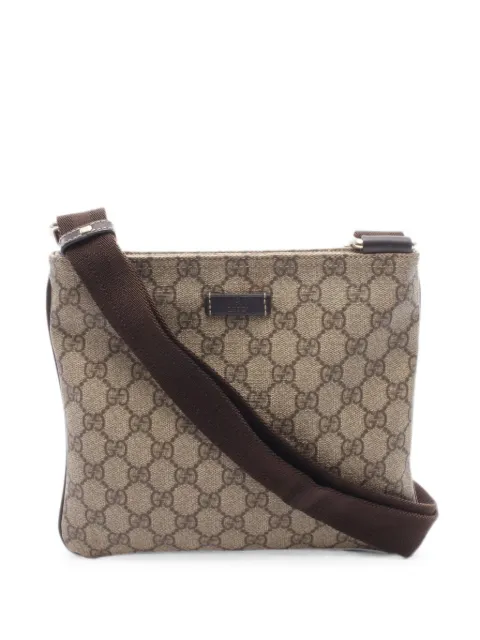 Gucci Pre-Owned 2010s GG Supreme shoulder bag Neutrals 1090212