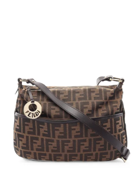 Fendi Pre-Owned 2010s Zucca shoulder bag Brown 1091683
