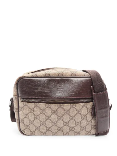 Gucci Pre-Owned 2000s GG Plus shoulder bag Neutrals 1090301