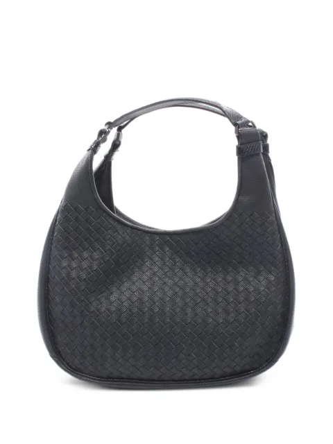 Bottega Veneta Pre-Owned 2010s medium Campana Intrecciato shoulder bag Black 1089928