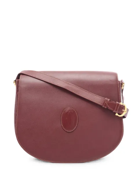 Cartier 2000s Must line shoulder bag Red 1089889