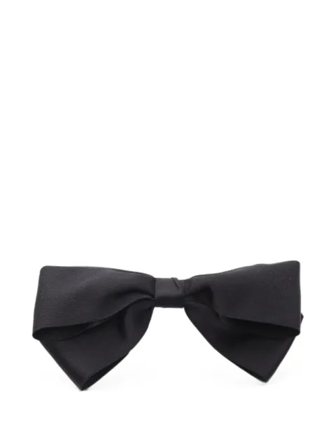 CHANEL Pre-Owned 1986-1988 ribbon barrette Black 1088311