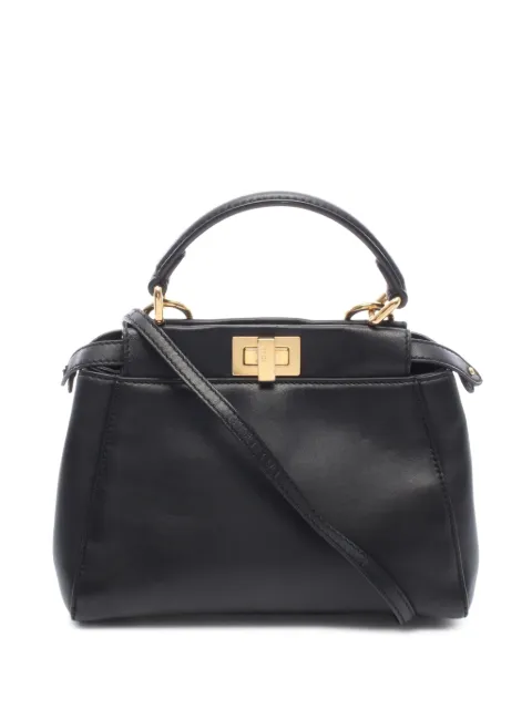 Fendi Pre-Owned 2010s mini Peekaboo tote bag Black 1091568