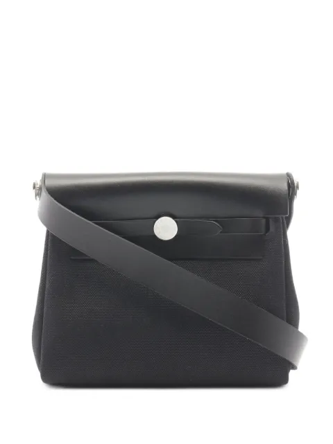 Hermès Pre-Owned 2010s mini Herbag Zip shoulder bag Black 1091865G
