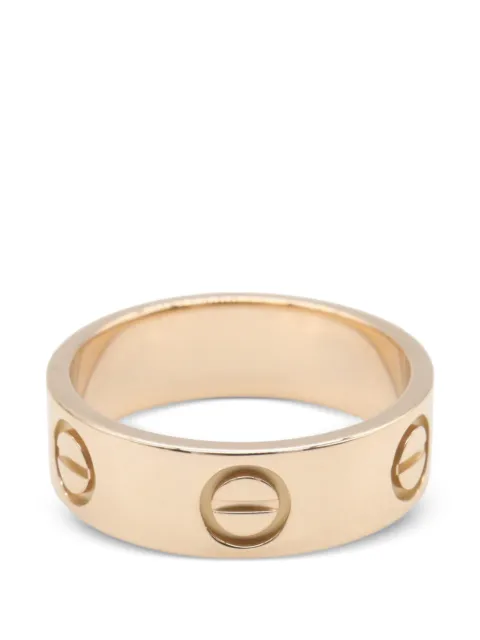 Cartier 2010s Love screw-detail ring Gold 1089998VR8025