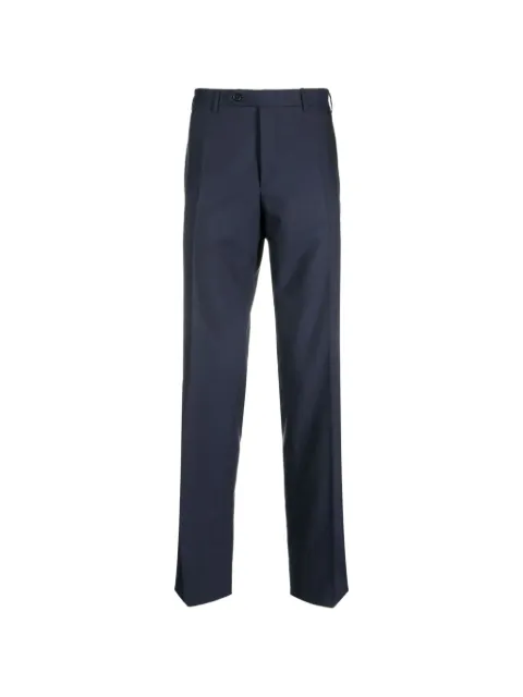 Canali pressed-crease tailored trousers Blue AT0055271019