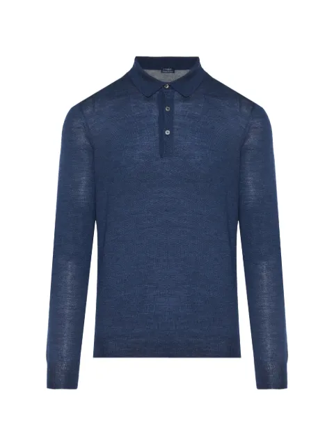 Barba long-sleeve polo shirt Blue 1319057532