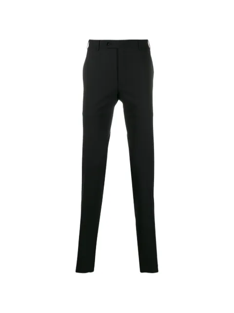 Canali pressed-crease tailored trousers Black EU00551