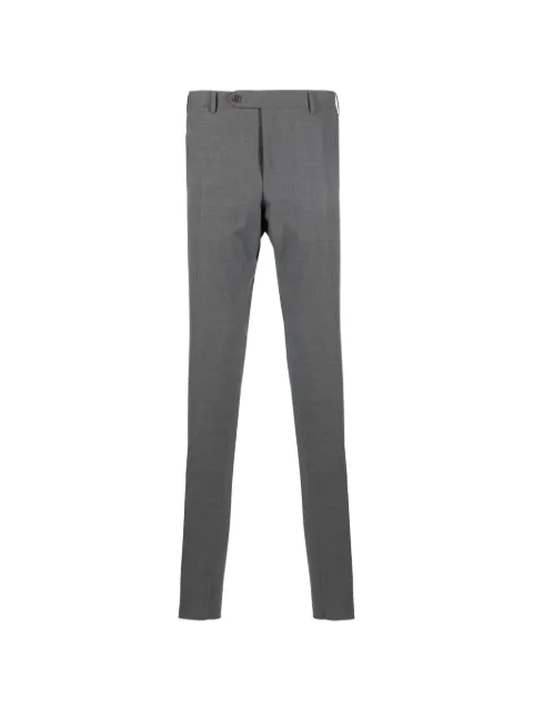 Canali tailored pressed-crease trousers Grey EU00551