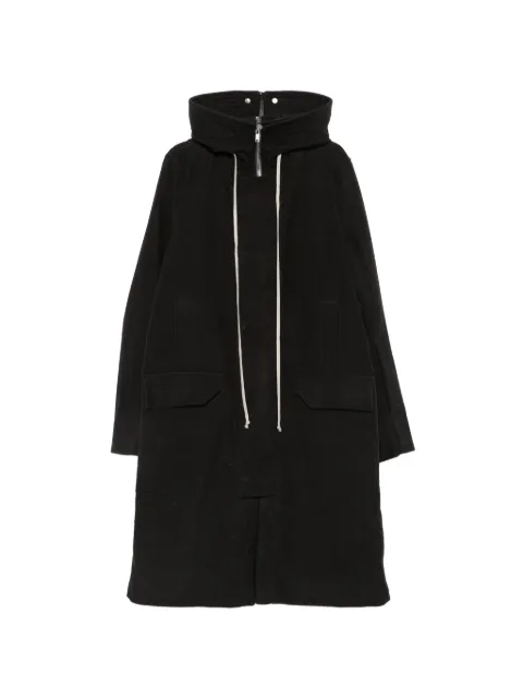 Rick Owens Megaparka coat Black RU02F4980TB