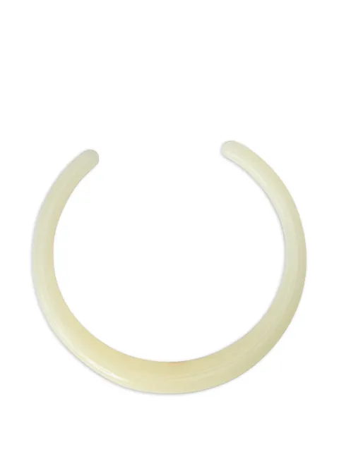 TOTEME polished open-cuff necklace Neutrals 263WJQ0140JA0035380