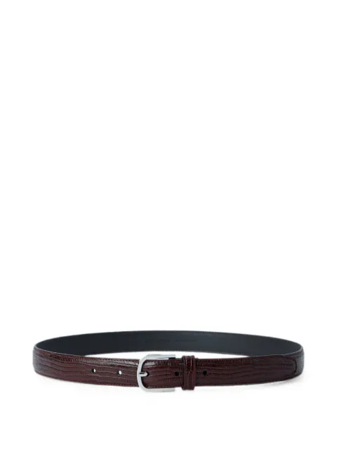 TOTEME textured leather belt Brown 263WAM1089LE0228