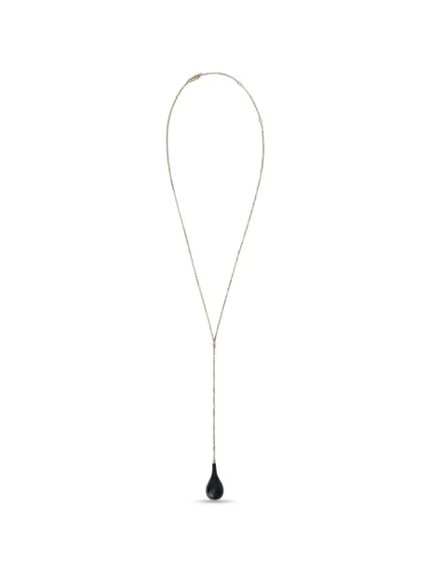 TOTEME large onyx teardrop-pendant necklace Gold 253WJQ0100JA0010