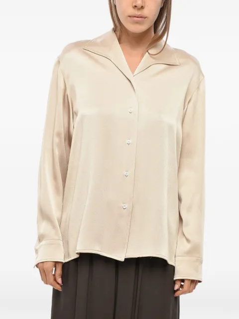 Blazé Milano Gigi satin blouse Neutrals CAA01AFR0002I