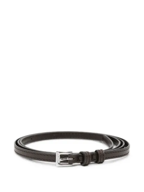 Nº21 buckle-fastening leather belt Brown 26IN2M166016974