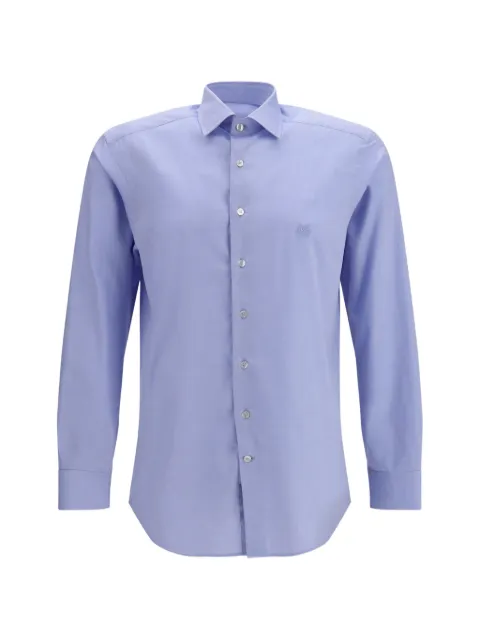 ETRO Roma logo-embroidered shirt Blue MRIB0002AV11Q