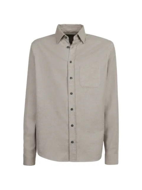 Sease button-down chest-pocket shirt Grey SI033TN610