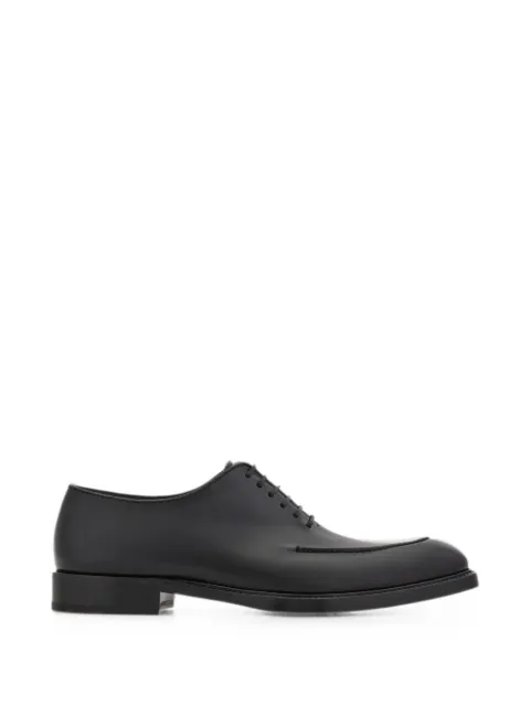 Ferragamo Oxford shoes with stitching detail Black 796942