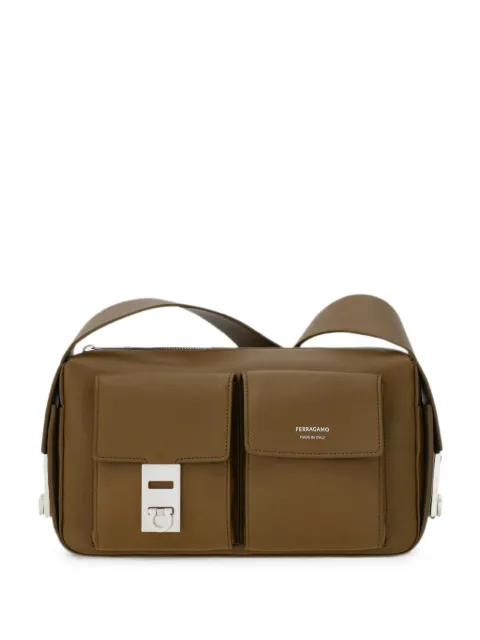 Ferragamo medium Hug-buckle messenger bag Brown 797415